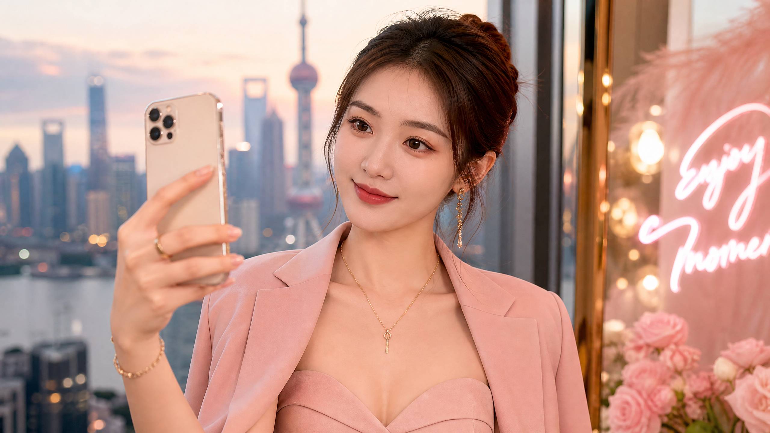 美女直播录屏网红明星风格